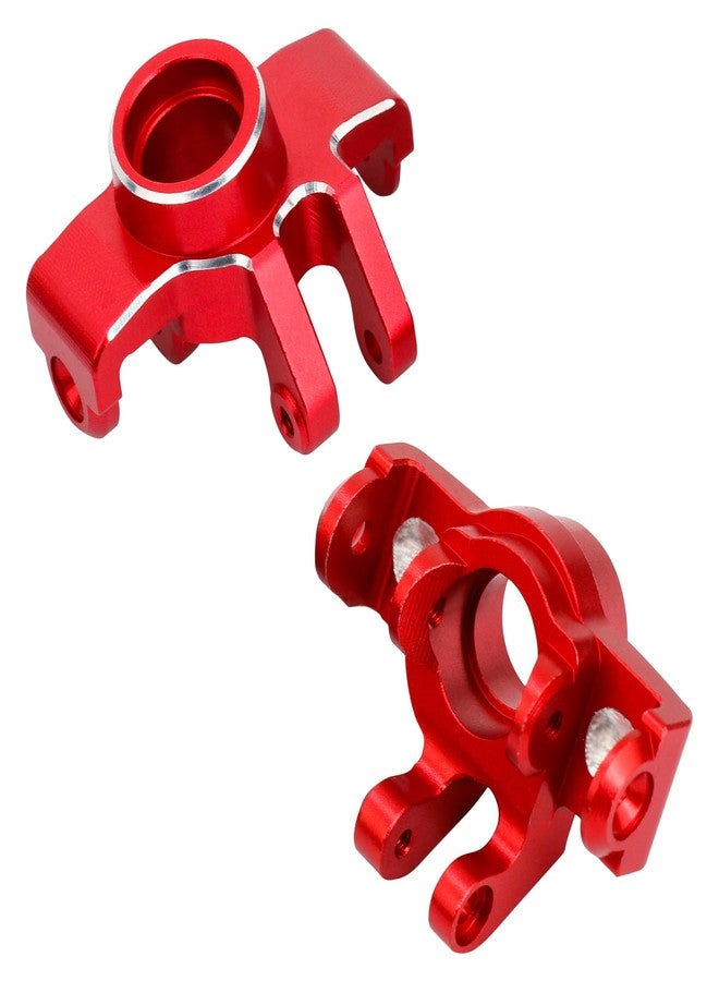 قطع غيار ترقيات لسيارات ARRMA 1/18 Granite GROM و 1/14 Typhon GROM (أحمر) - تشمل: مفاصل التوجيه الأمامية المصنوعة من الألومنيوم، ومحاور التوجيه، ومحاور العجلات الخلفية. - Image 4